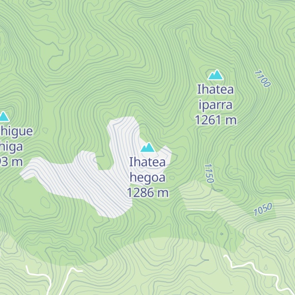 Map of Ihatea hegoa