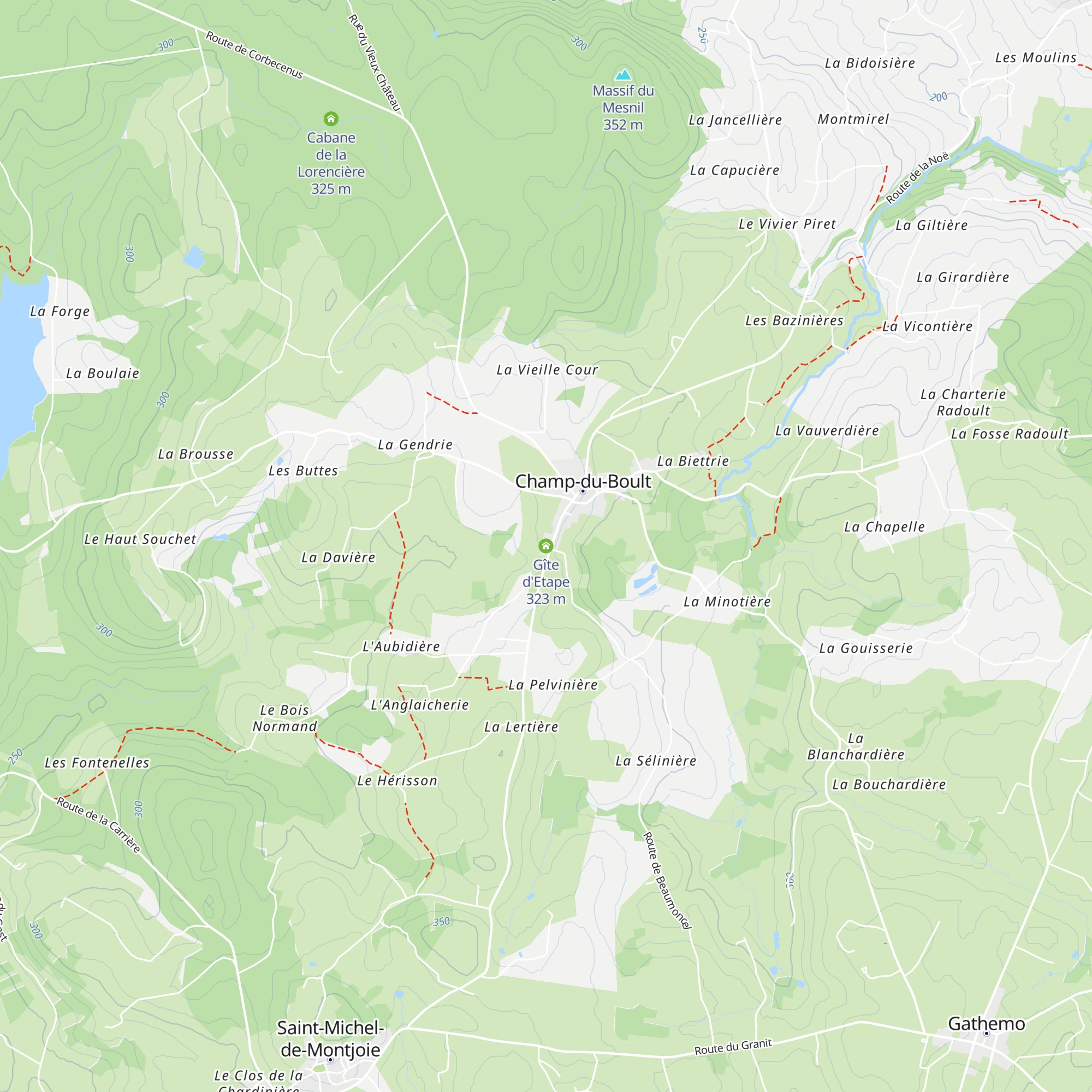 Gîte d'Etape map
