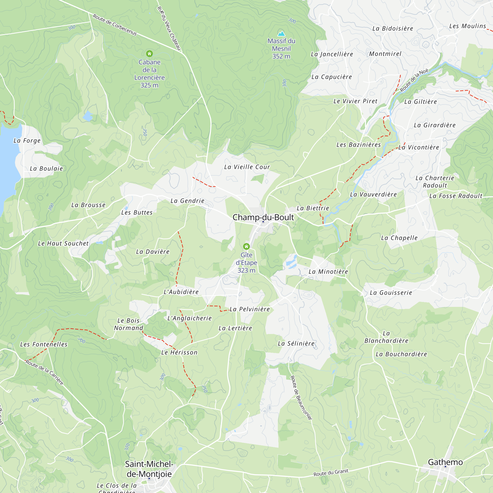 Gîte d'Etape map