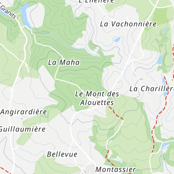 Map of Mont des Alouettes