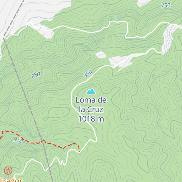 Map of Loma de la Cruz