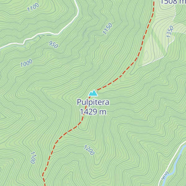 Map of Pulpitera