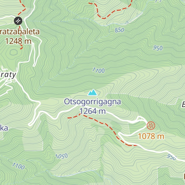 Map of Otsogorrigagna