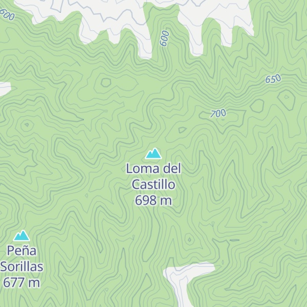 Map of Loma del Castillo