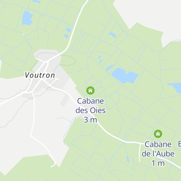 Map of Cabane des Oies