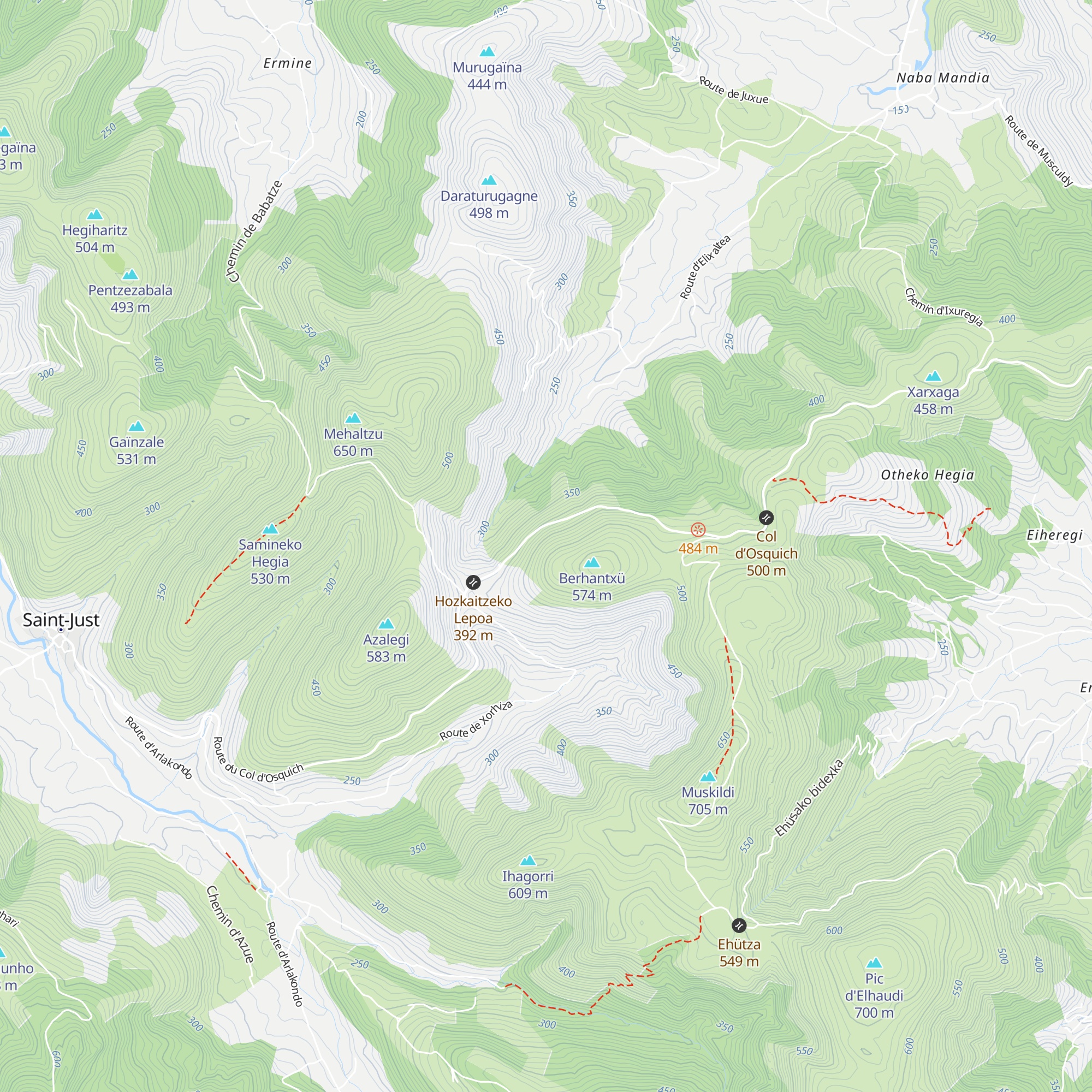 Cabane de Berhanchu map