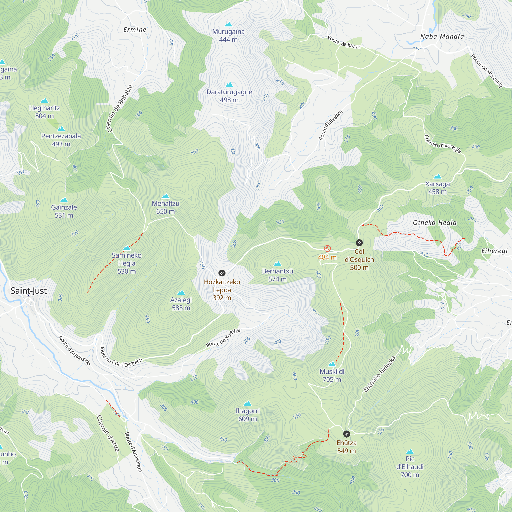 Cabane de Berhanchu map