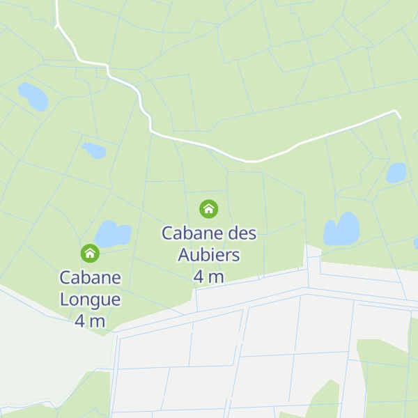 Map of Cabane des Aubiers