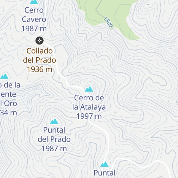 Map of Cerro de la Atalaya