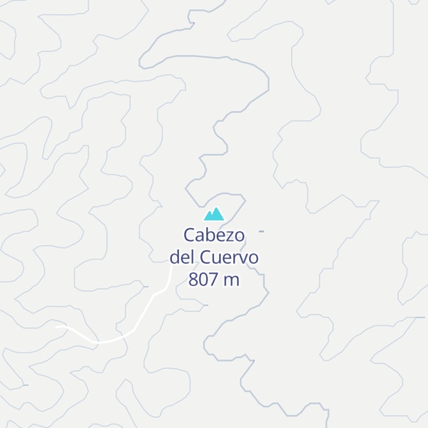 Map of Cabezo del Cuervo