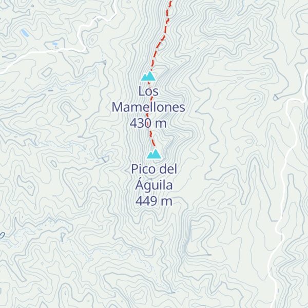 Map of Pico del Águila
