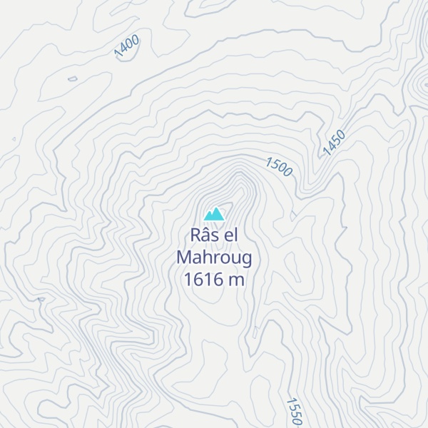 Map of Râs el Mahroug