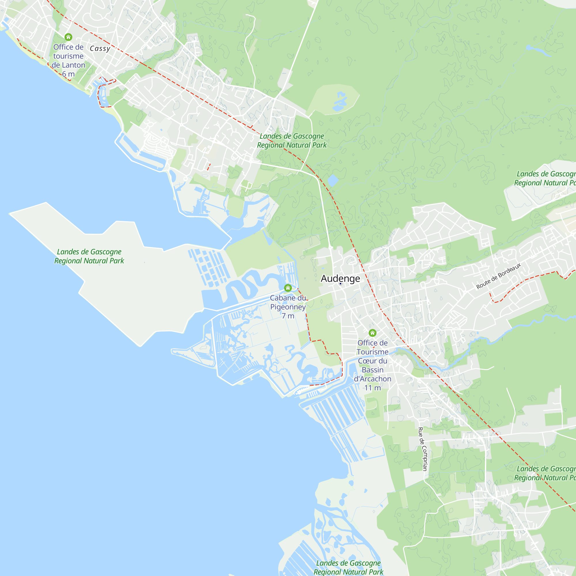 Cabane du Pigeonney map