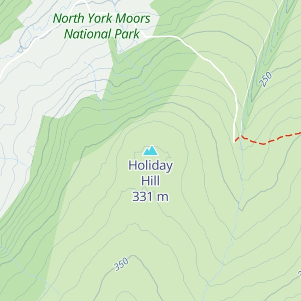 Map of Holiday Hill