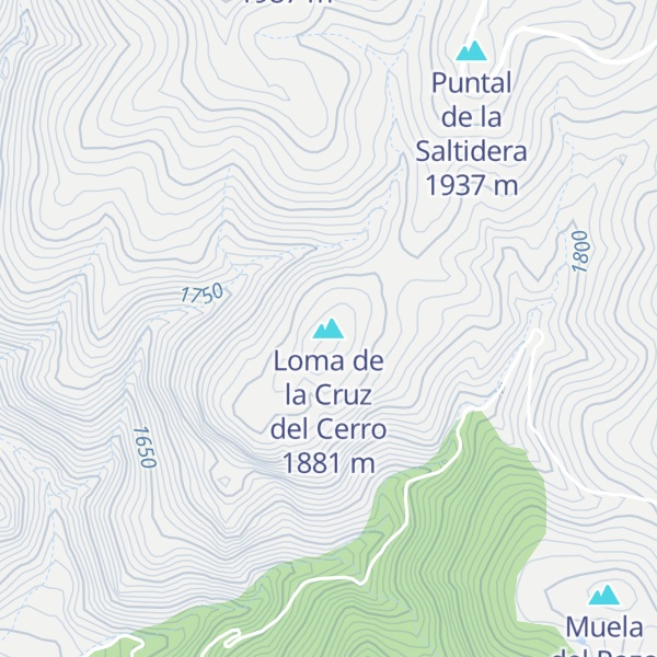 Map of Loma de la Cruz del Cerro