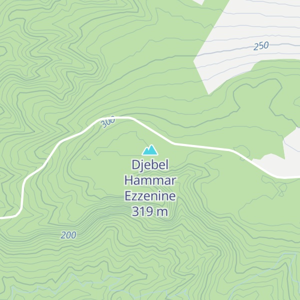Map of Djebel Hammar Ezzenine