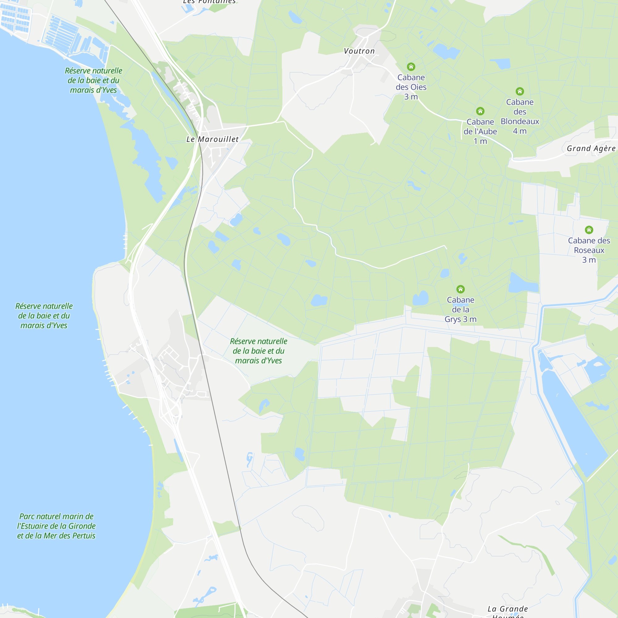 Cabane Longue map