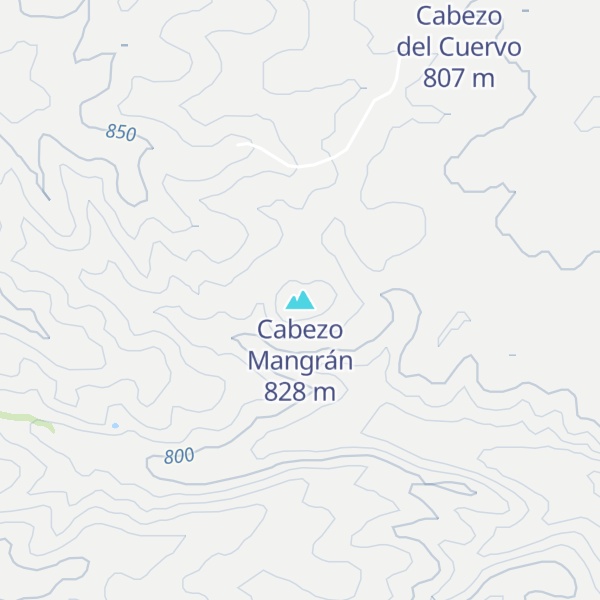 Map of Cabezo Mangrán