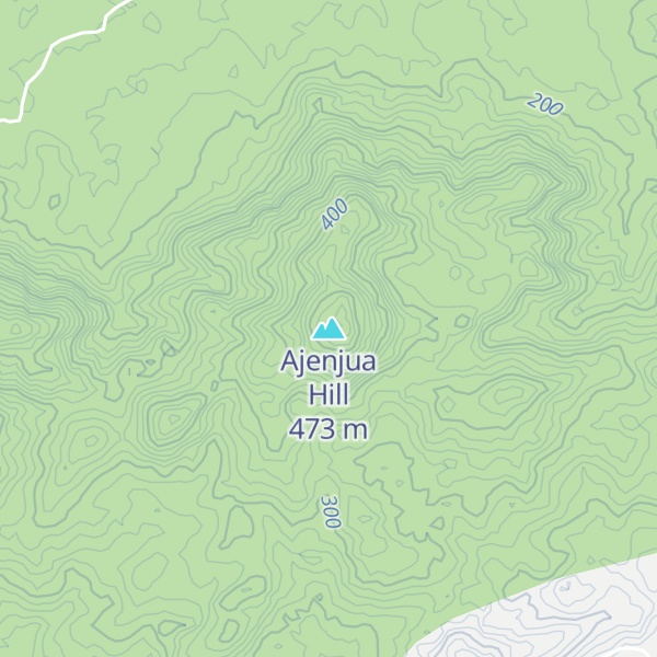 Map of Ajenjua Hill