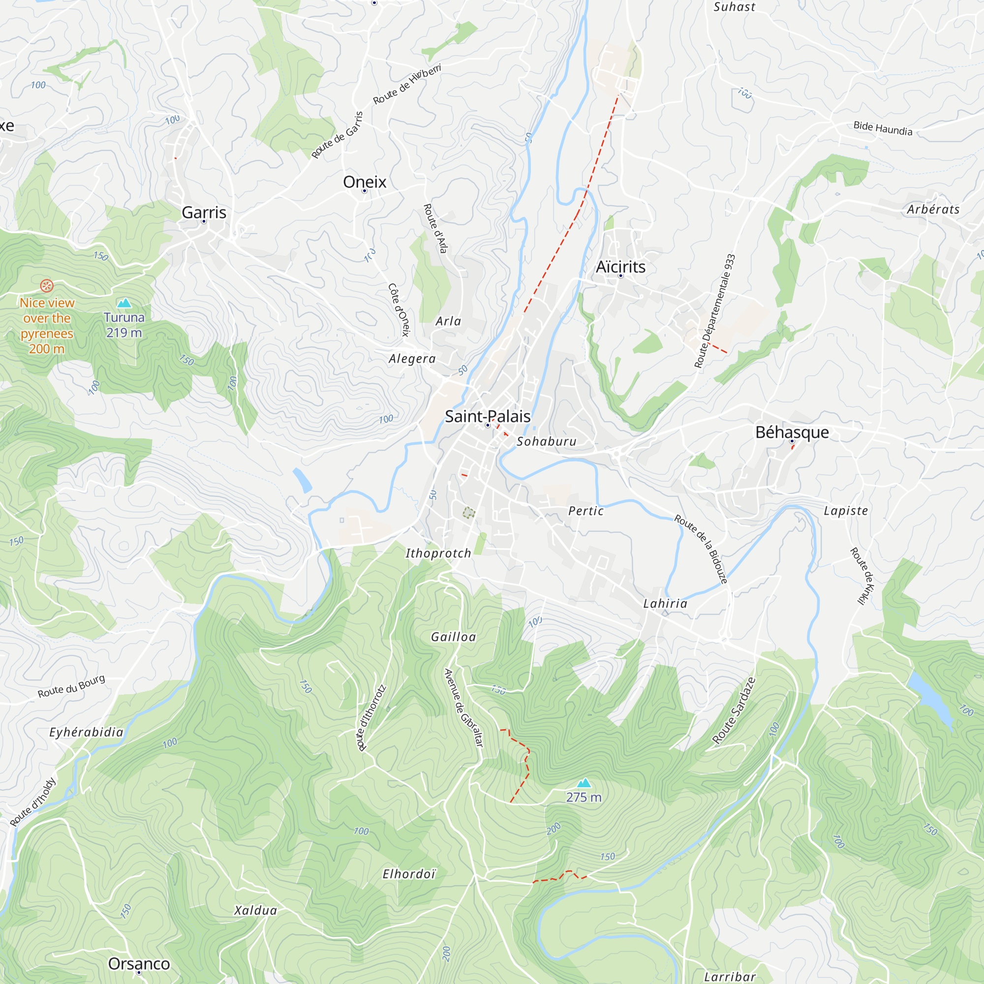 Refuge Les Franciscains map