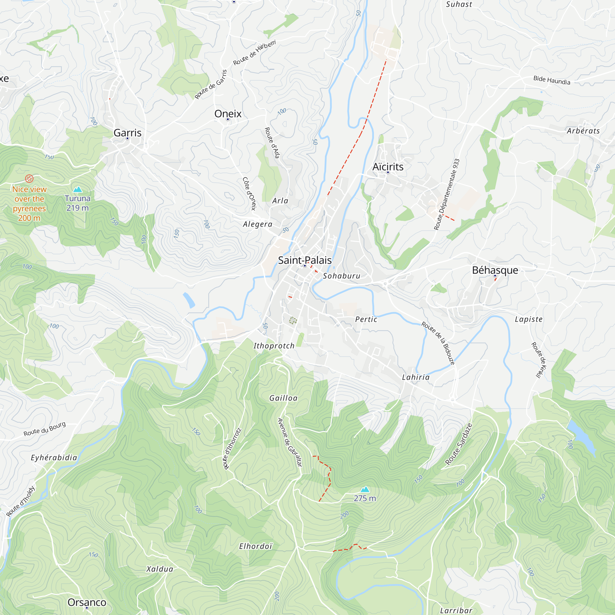 Refuge Les Franciscains map