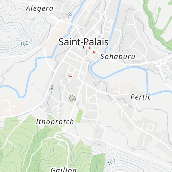Map of Refuge Les Franciscains