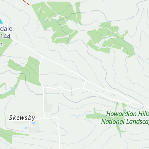 Map of Hagworm Hill