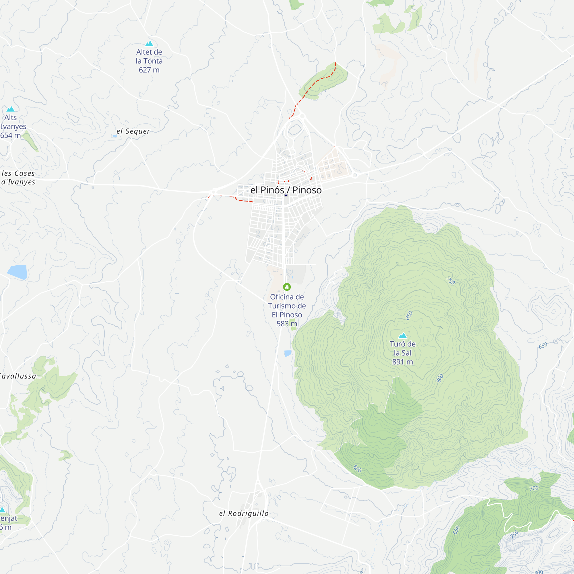 Oficina de Turismo de El Pinoso map