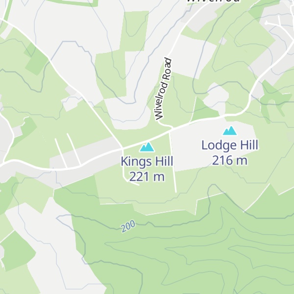 Map of Kings Hill