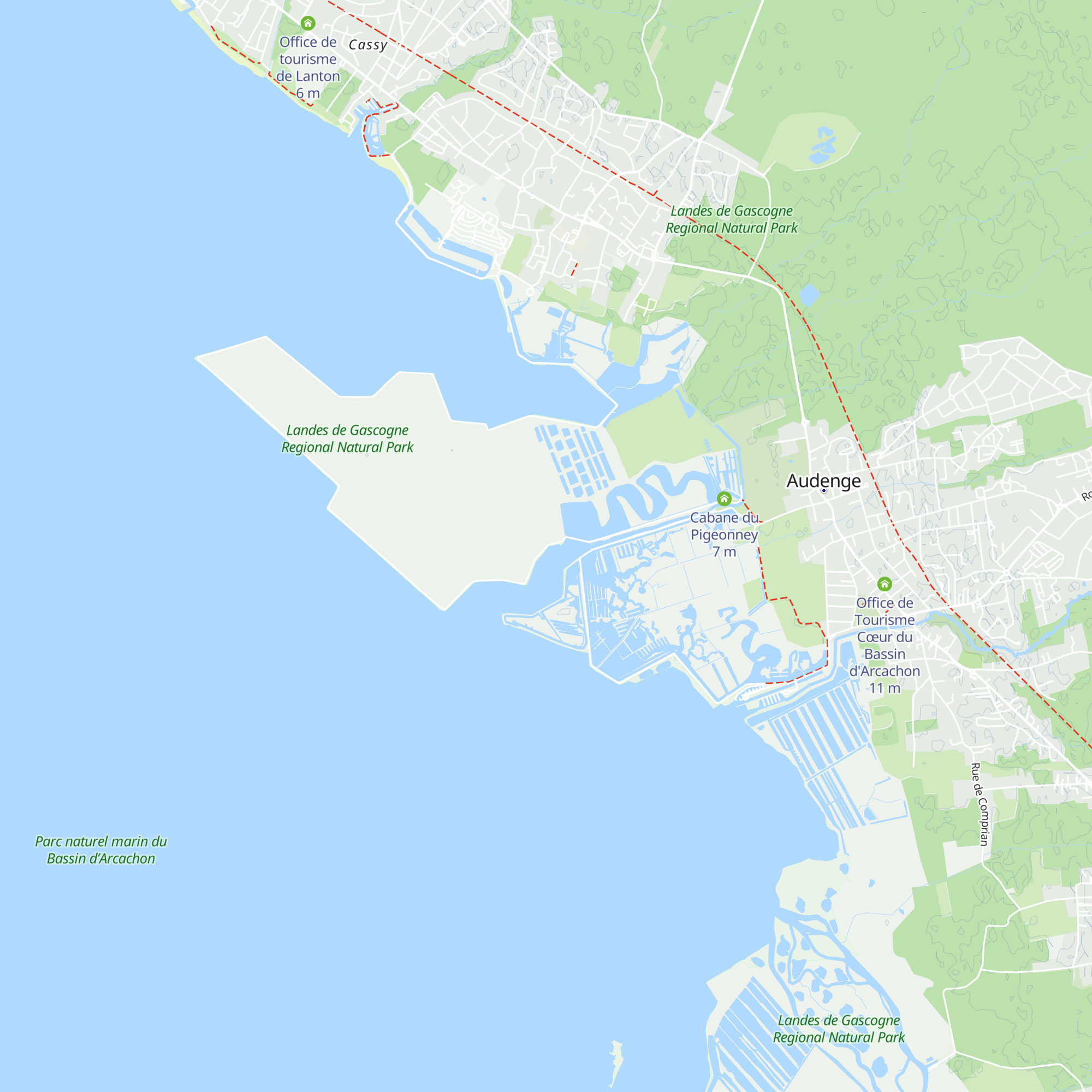 Cabane de la Petite Taillade map