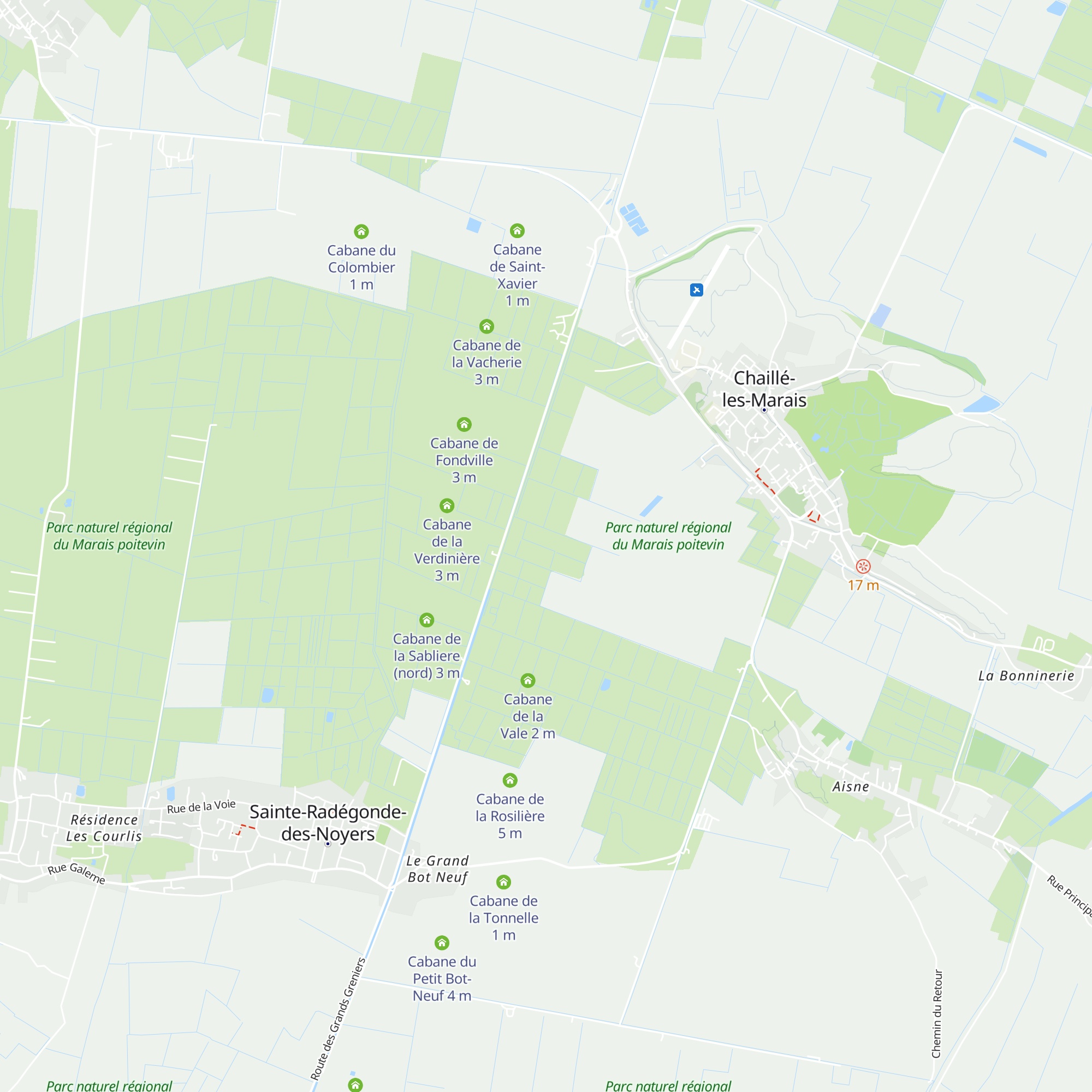 Cabane de la Chatelière map