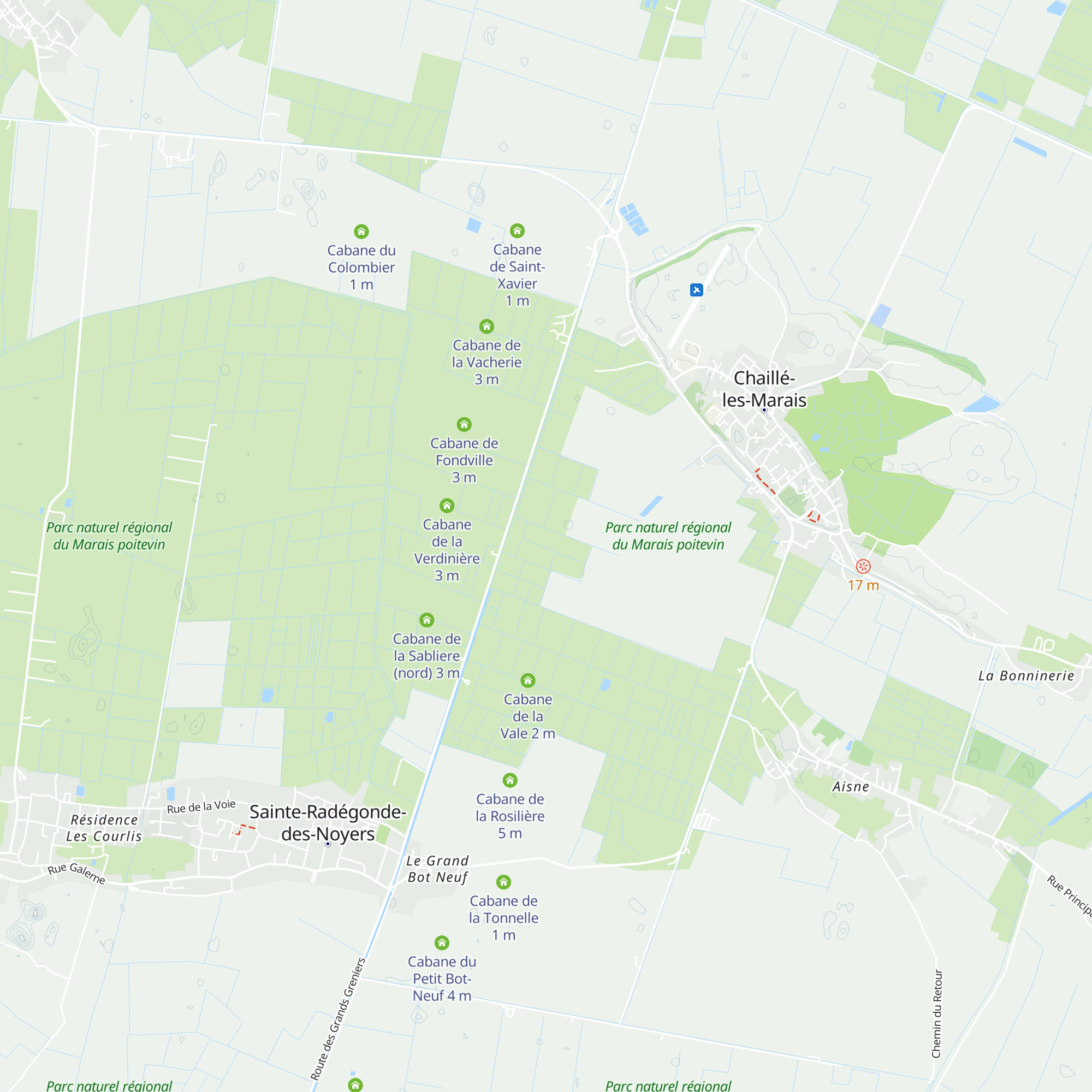 Cabane de la Chatelière map