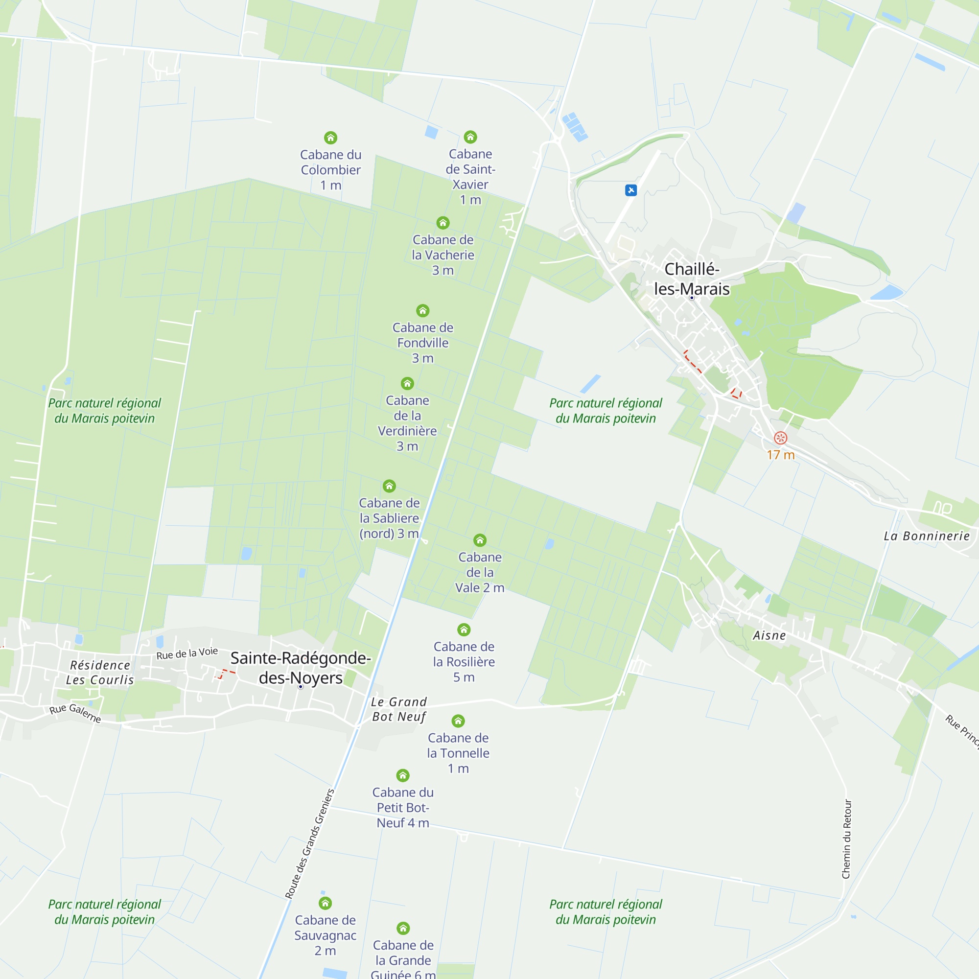 Cabane de Charlesbourg map