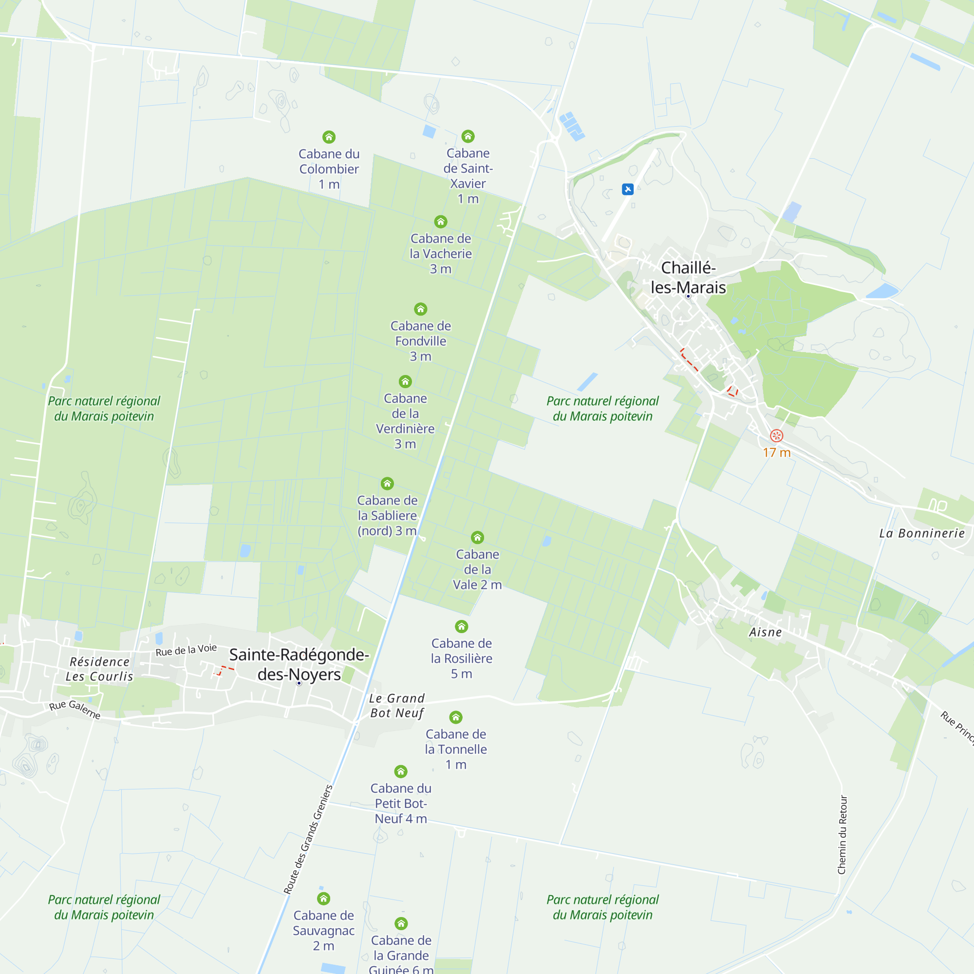 Cabane de Charlesbourg map