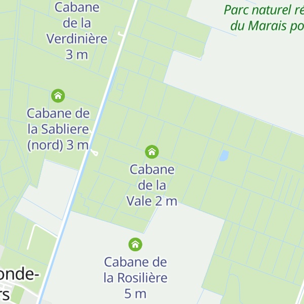 Map of Cabane de la Vale