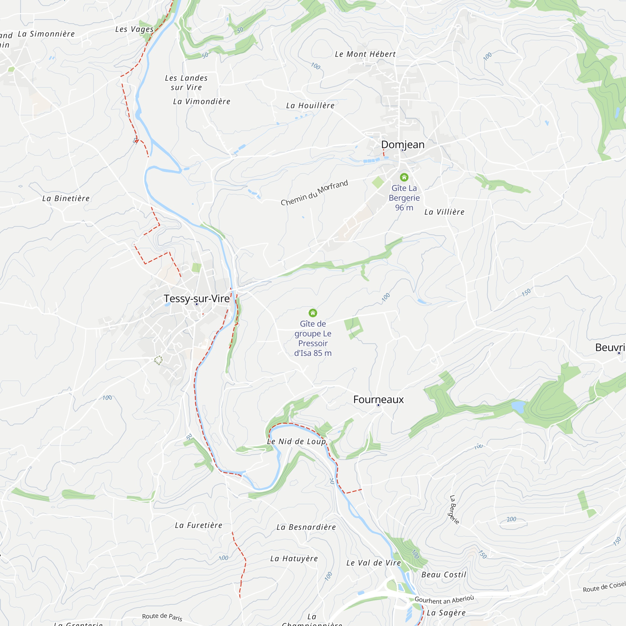 Gîte de groupe Le Pressoir d'Isa map