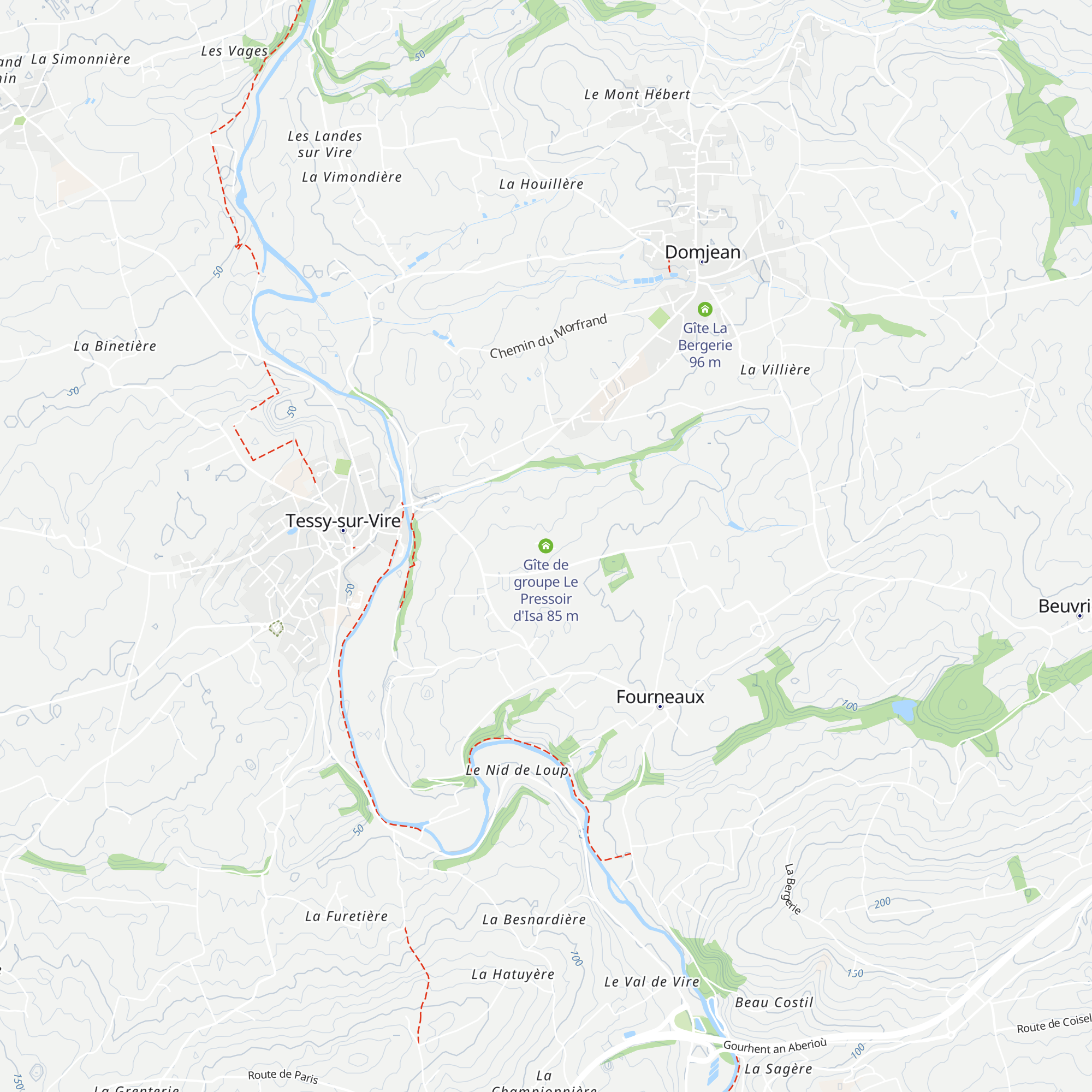 Gîte de groupe Le Pressoir d'Isa map