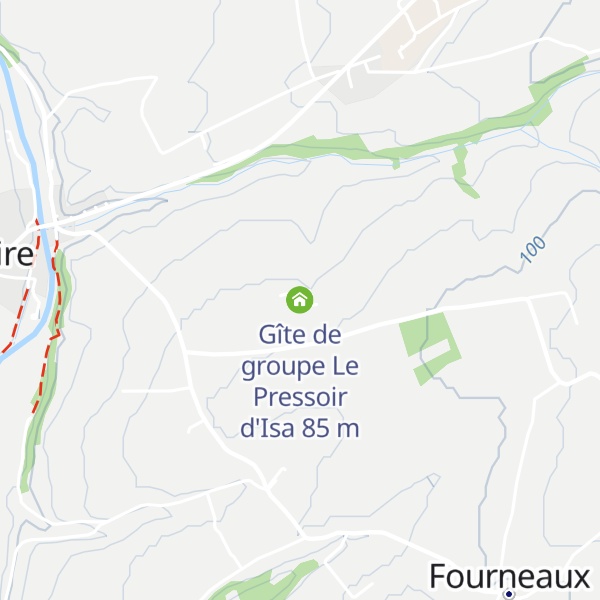Map of Gîte de groupe Le Pressoir d'Isa