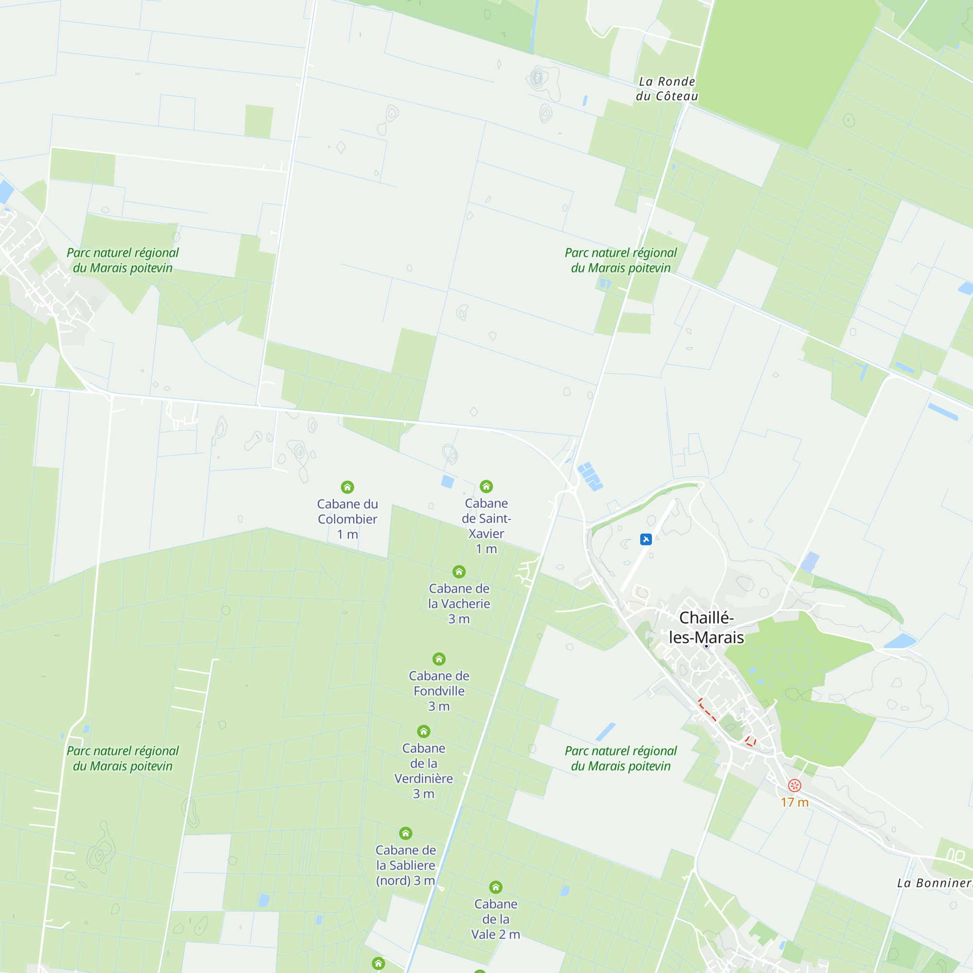 Cabane de Saint-Xavier map