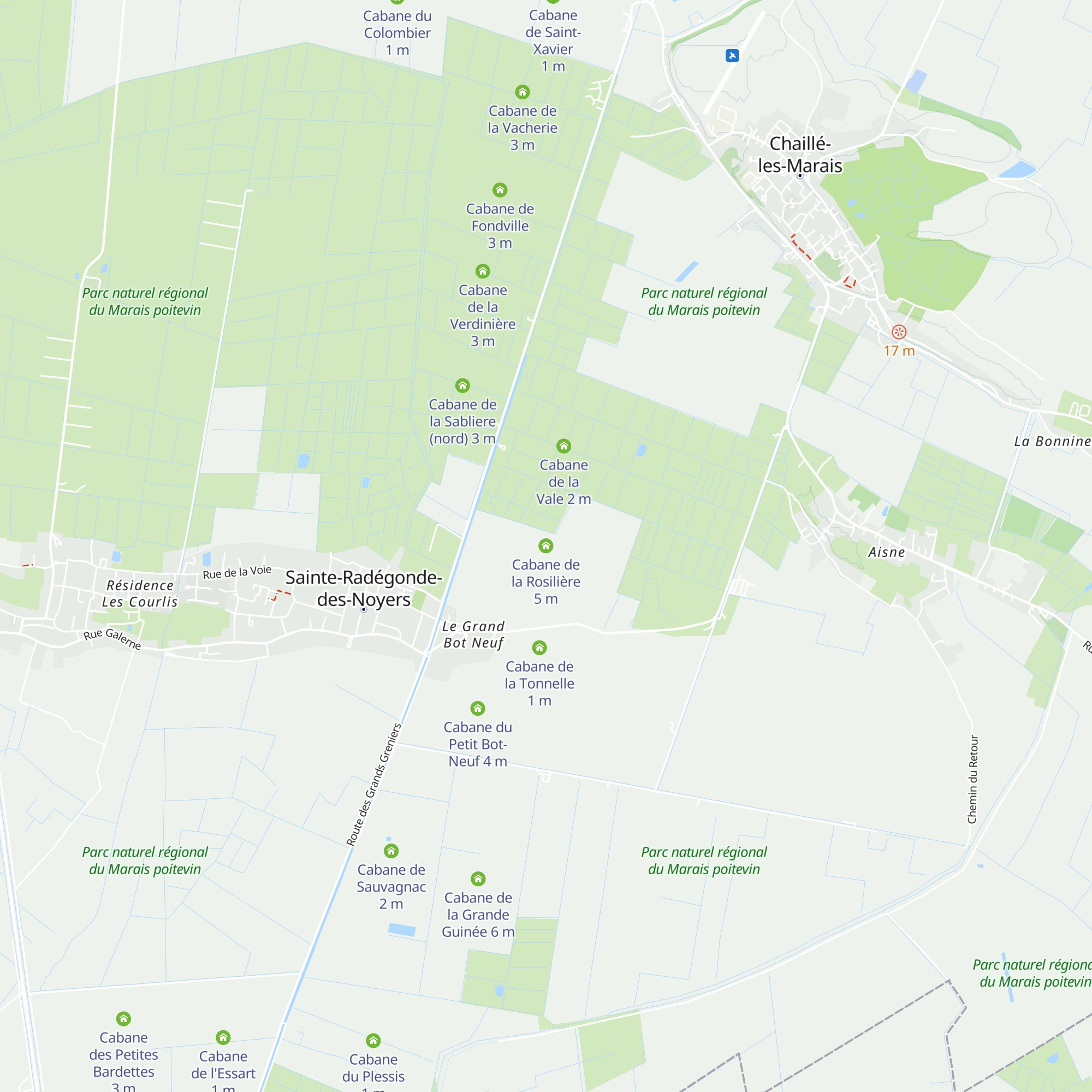Cabane de la Rosilière map