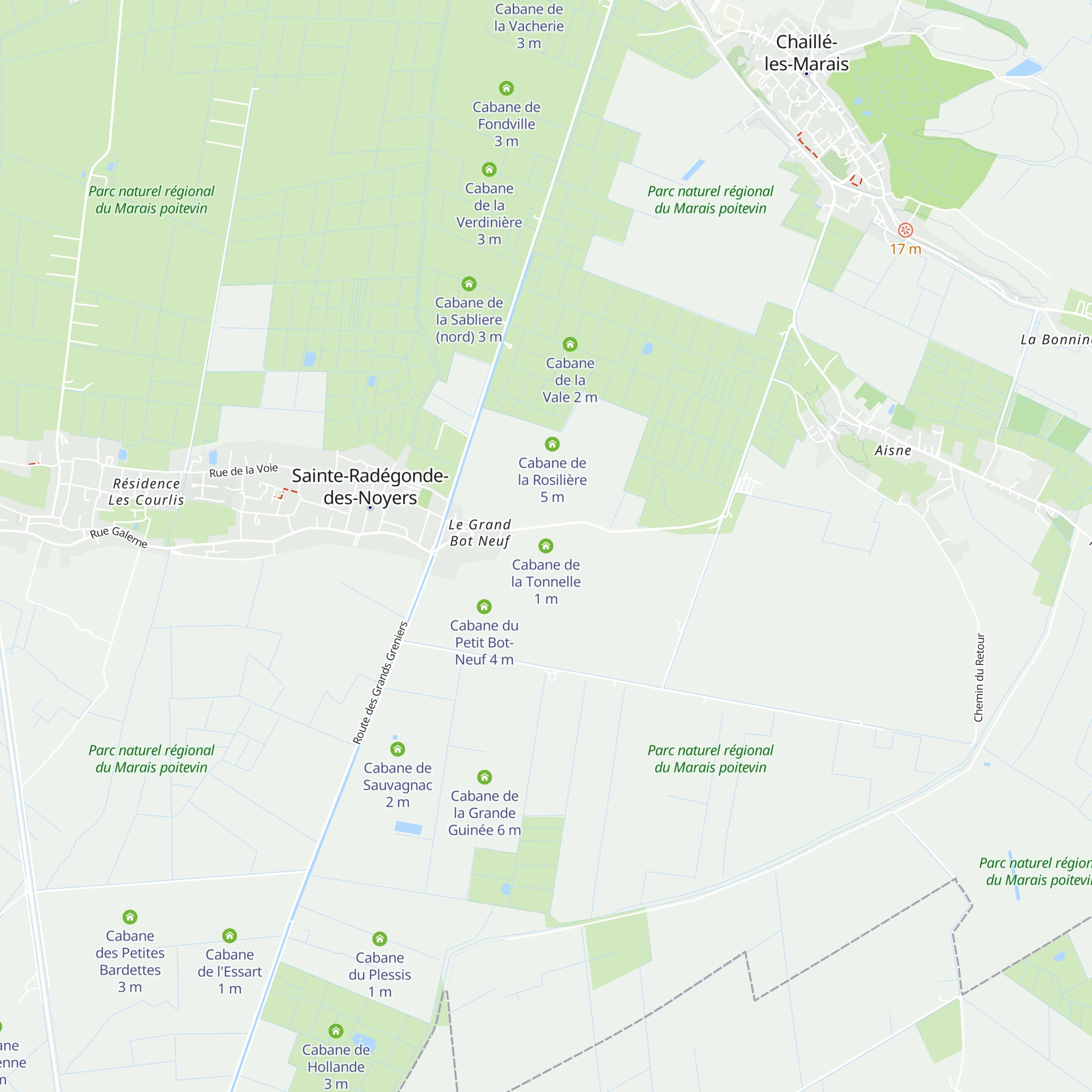Cabane de la Tonnelle map