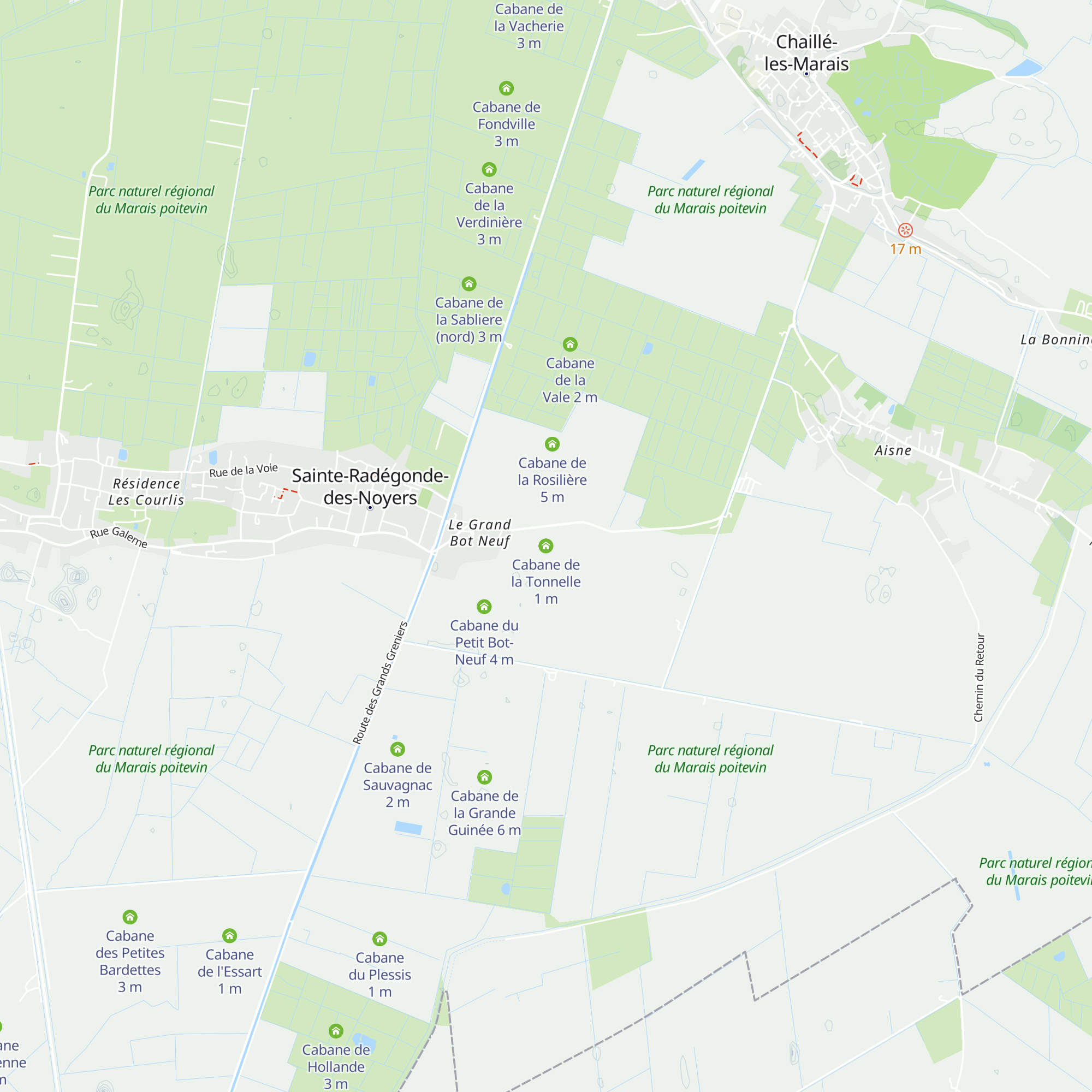 Cabane de la Tonnelle map