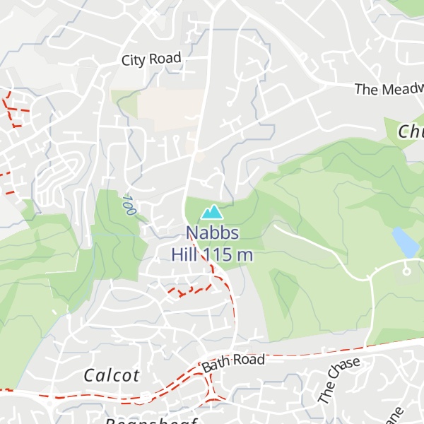 Map of Nabbs Hill