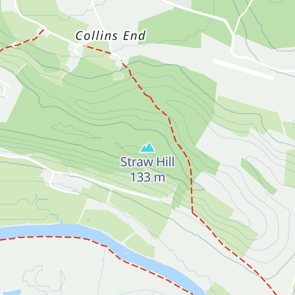 Map of Straw Hill