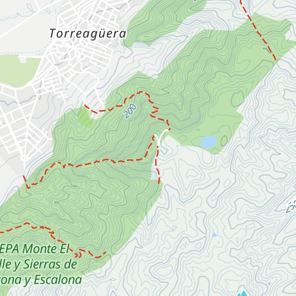 Map of Miravete