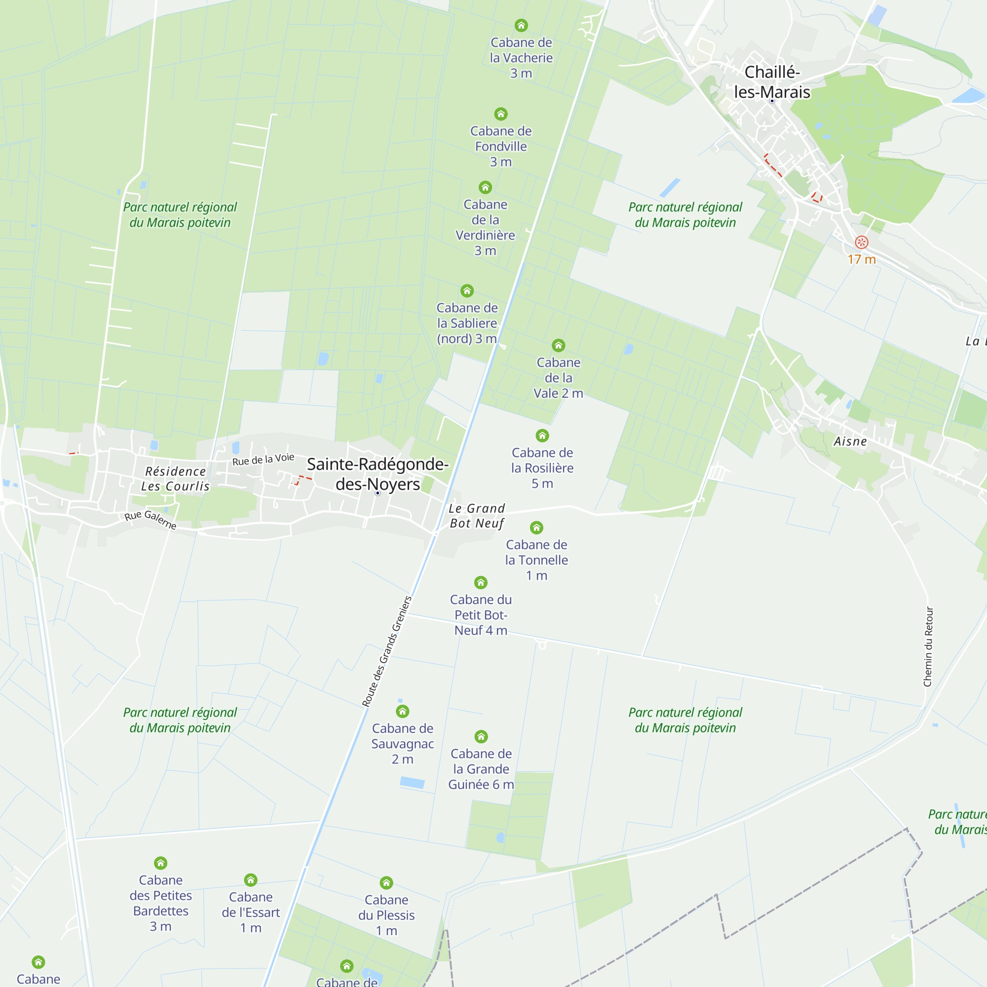 Cabane de la Banche map