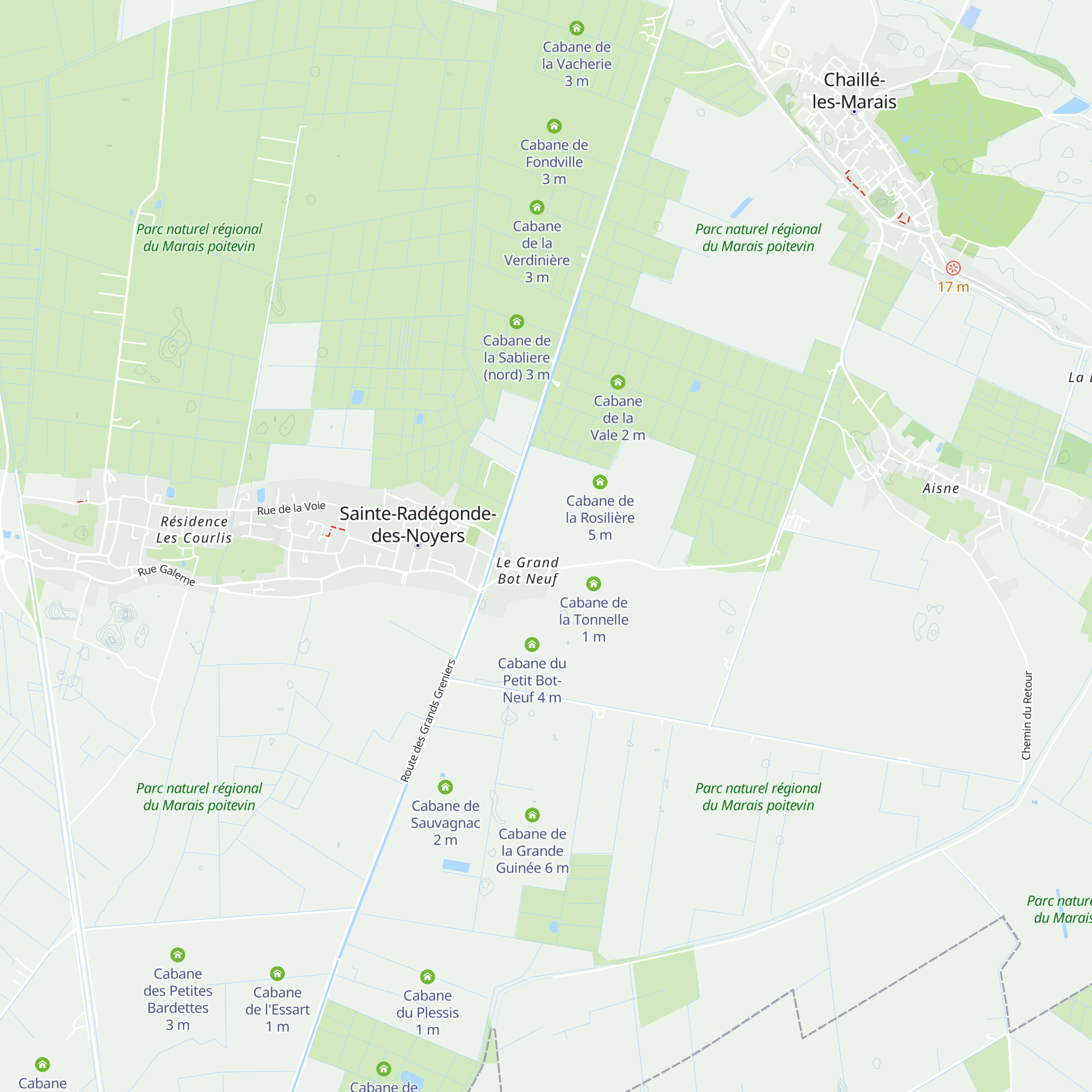 Cabane de la Banche map