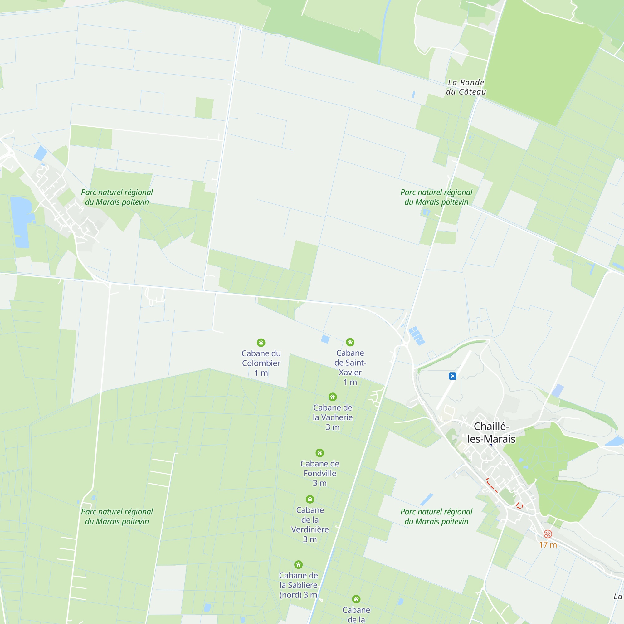 Cabane de la Petite Vendée map