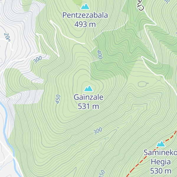 Map of Gaïnzale