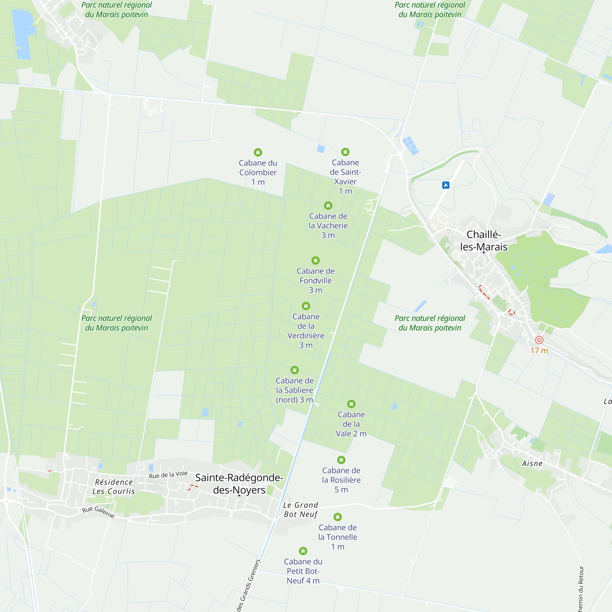 Cabane de la Verdinière map